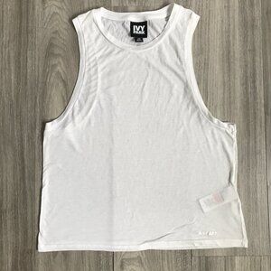 IVY PARK Tank Top White Muscle Tee Womens XS